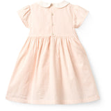 COPENHAGEN COLORS Dusty Rose Comb. Smock Dress W. Emb.