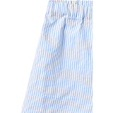 COPENHAGEN COLORS Sky Blue W Cream Stripe Seersucker Deco Set