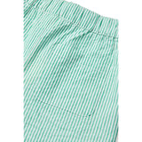COPENHAGEN COLORS Sharp Green W Cream Stripe Seersucker Pants