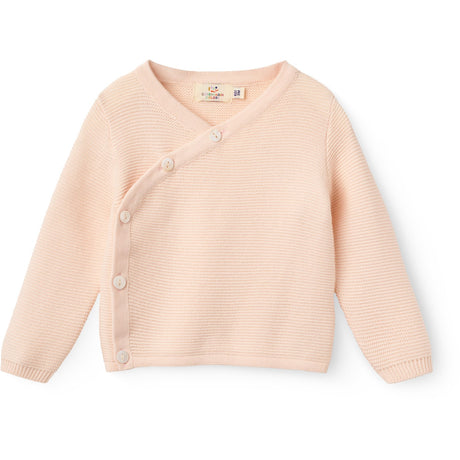 COPENHAGEN COLORS Soft Pink Baby Cross-Over Cardigan