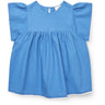 COPENHAGEN COLORS Ocean Blue Comb. Blouse W. Contrast Piping