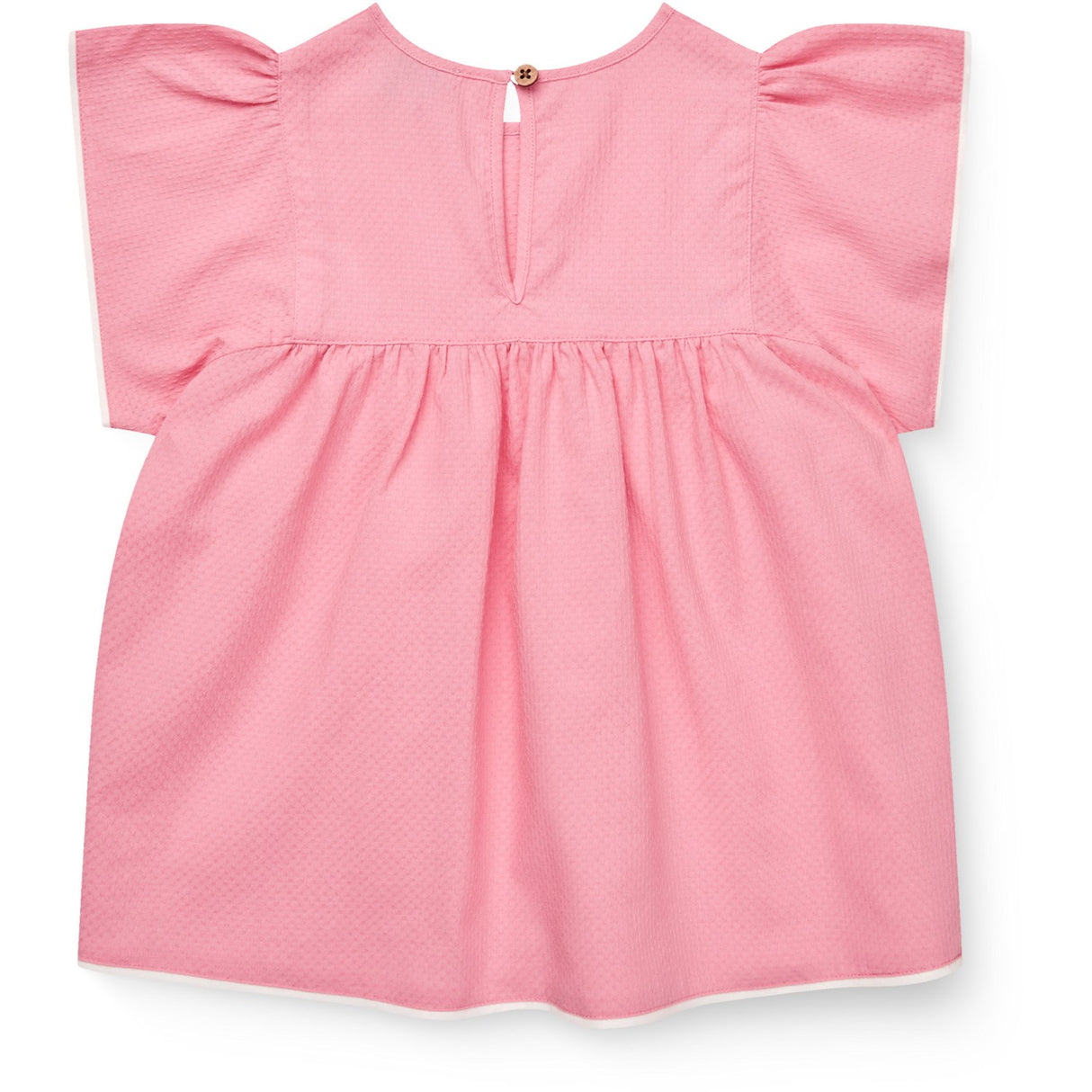 COPENHAGEN COLORS Pink Comb. Blouse W. Contrast Piping