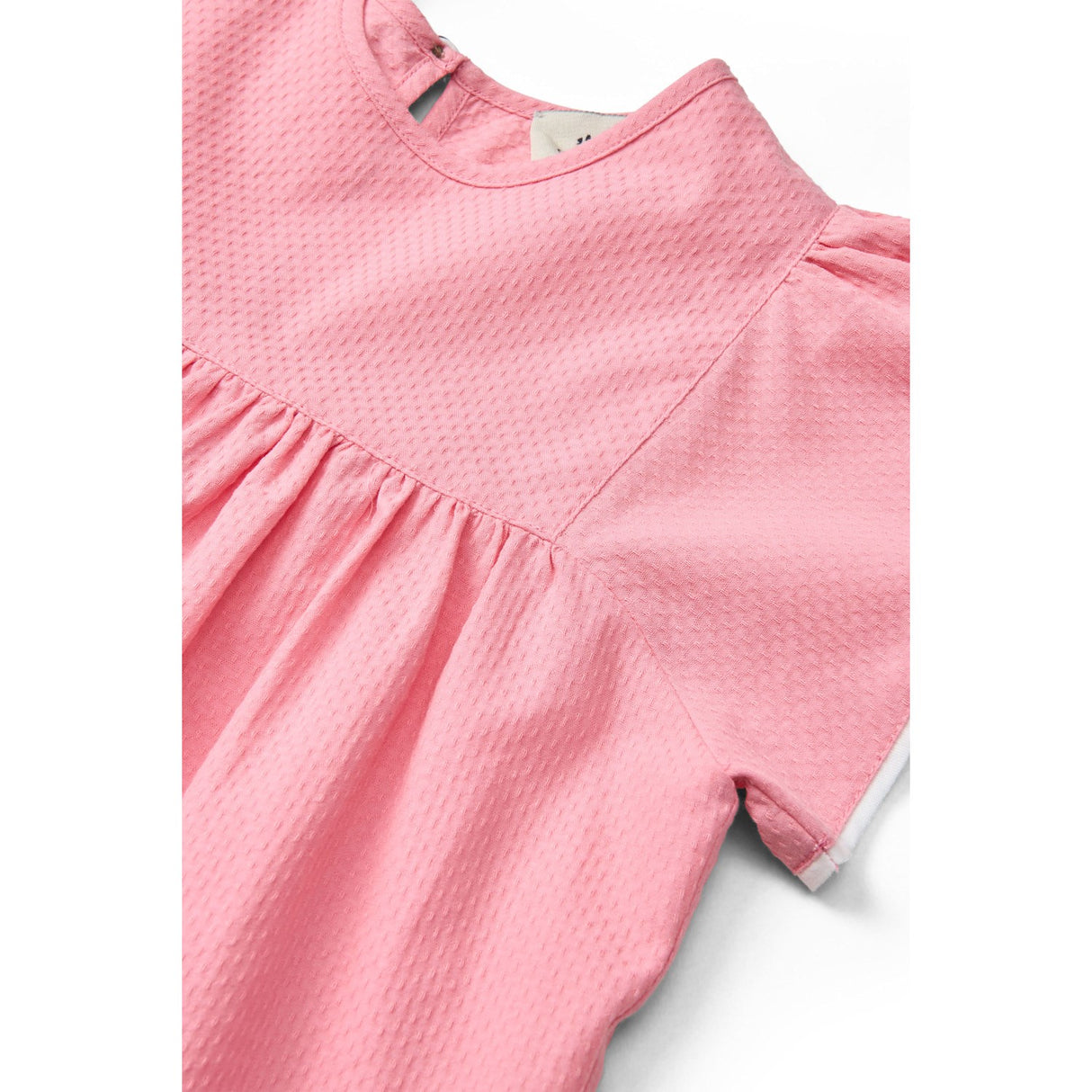 COPENHAGEN COLORS Pink Comb. Blouse W. Contrast Piping