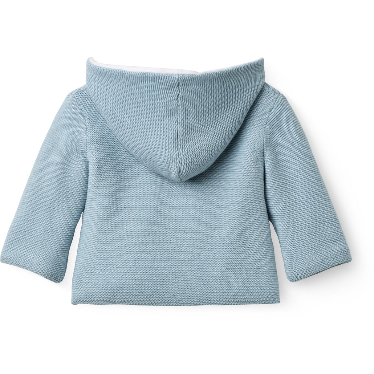 COPENHAGEN COLORS Dusty Blue W Cream Cotton Baby Jacket W. Hood