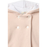 COPENHAGEN COLORS Soft Pink W Cream Cotton Baby Jacket W. Hood