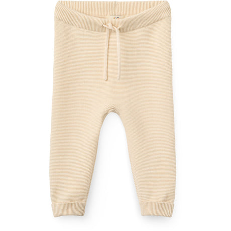 COPENHAGEN COLORS Cream Cotton Baby Leggings