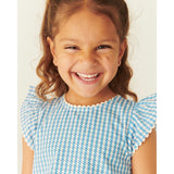 COPENHAGEN COLORS Blue Houndstooth Mini Houndstooth Deco Set