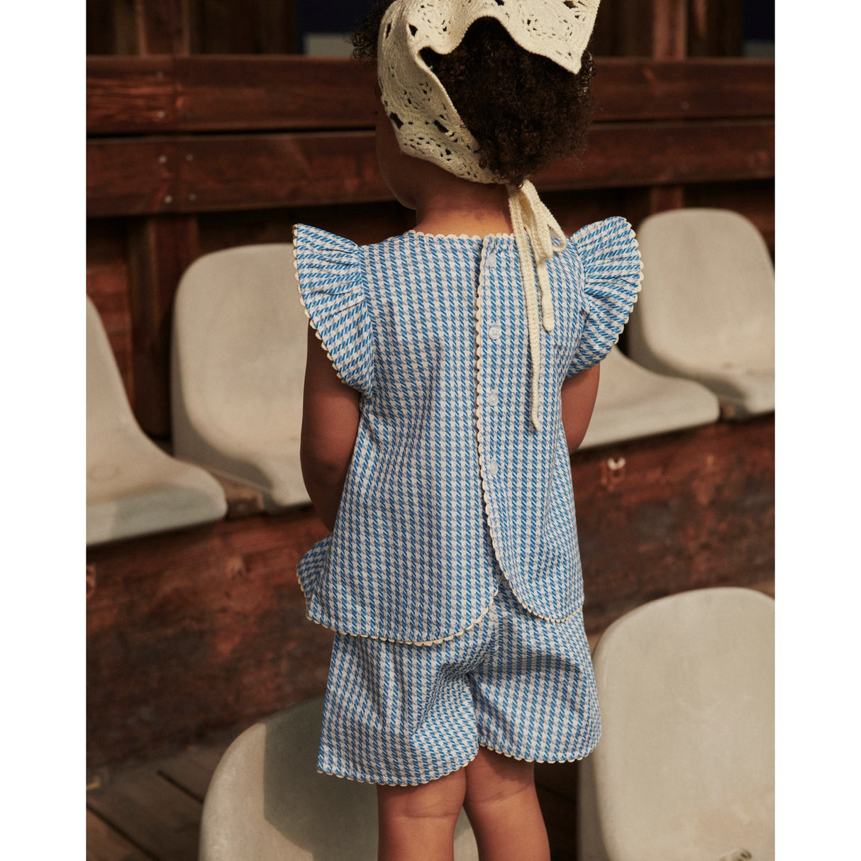 COPENHAGEN COLORS Blue Houndstooth Mini Houndstooth Deco Set