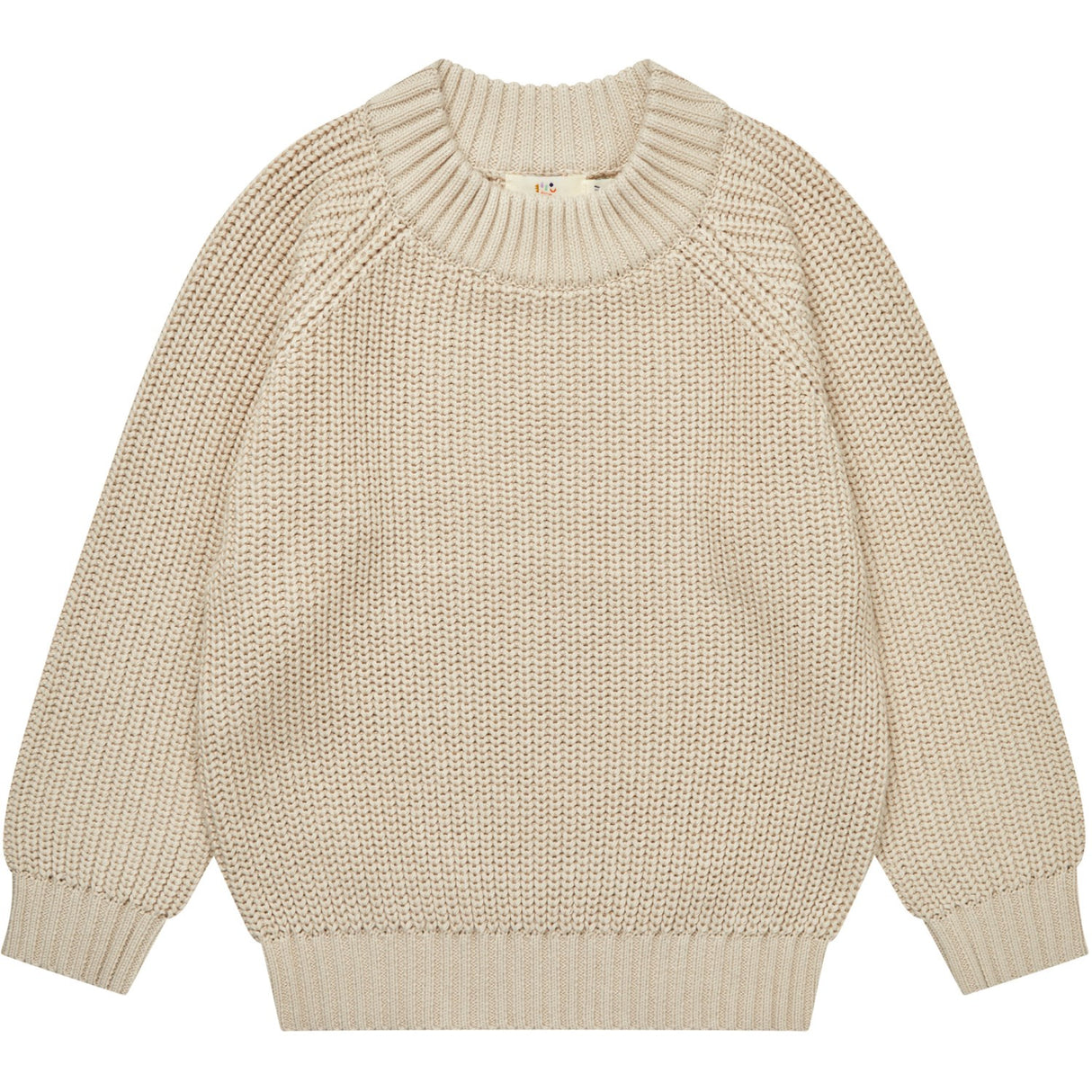 COPENHAGEN COLORS Sand Knitted Classic Rib Blouse