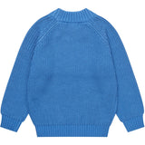 COPENHAGEN COLORS Sharp Blue Knitted Classic Rib Blouse