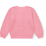 COPENHAGEN COLORS Pink Knitted Classic Rib Cardigan