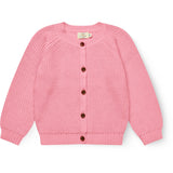 COPENHAGEN COLORS Pink Knitted Classic Rib Cardigan
