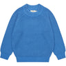COPENHAGEN COLORS Sharp Blue Knitted Classic Rib Blouse