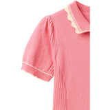 COPENHAGEN COLORS Pink Comb. Knitted Peplum Dress
