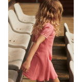 COPENHAGEN COLORS Pink Comb. Knitted Peplum Dress