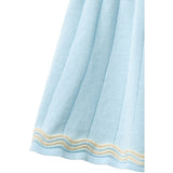 COPENHAGEN COLORS Ice Blue/Cream Comb. Knitted Tennis Skirt