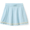 COPENHAGEN COLORS Ice Blue/Cream Comb. Knitted Tennis Skirt