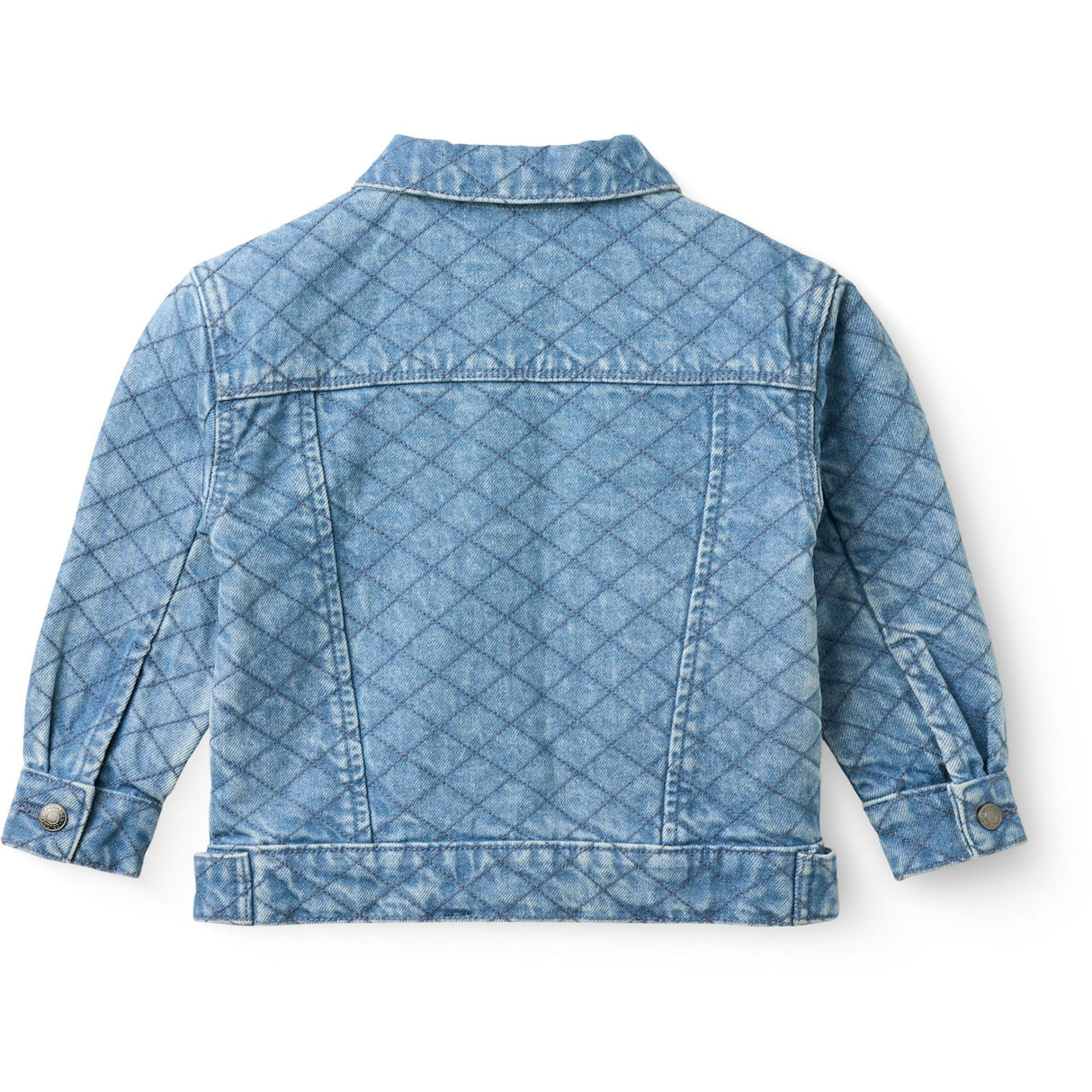 COPENHAGEN COLORS Lt. Washed Blue Quilt Organic Quilted Denim Jacket