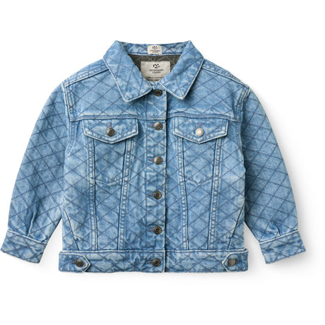 COPENHAGEN COLORS Lt. Washed Blue Quilt Organic Quilted Denim Jacket
