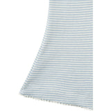 COPENHAGEN COLORS Dusty Blue Stripe Stripe Modal Rib Flare Pant W. Picot & Bow