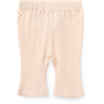 COPENHAGEN COLORS Dusty Rose Stripe Stripe Modal Rib Flare Pant W. Picot & Bow