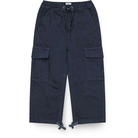 COPENHAGEN COLORS Navy Twill Baggy Pants W. Pockets
