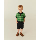 COPENHAGEN COLORS Navy Twill Shorts W. Cuff