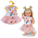 BABY Born Tutu Dress Unicorn 43cm