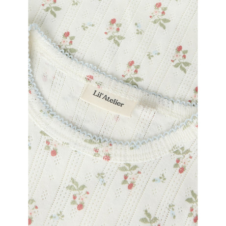 Lil'Atelier Coconut Milk Strawberry Nmfrachello Dap Ss Slim Top Lil