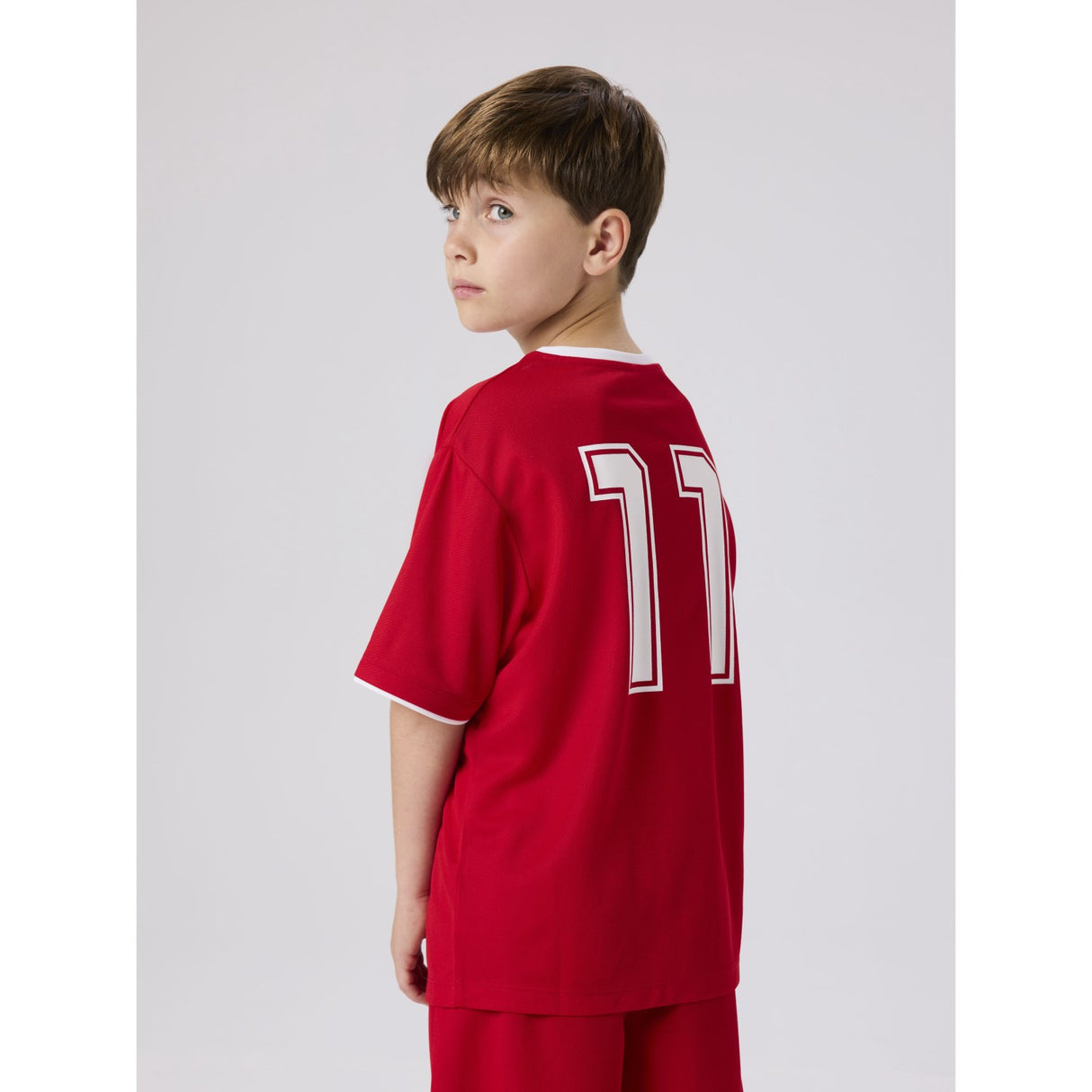 Name It True Red Nknhiteam Short Set