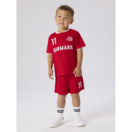 Name It True Red Nmnhiteam Shorts Set