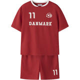 Name It True Red Nknhiteam Short Set