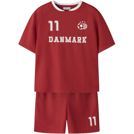 Name It True Red Nknhiteam Short Set