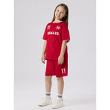 Name It True Red Nknhiteam Short Set