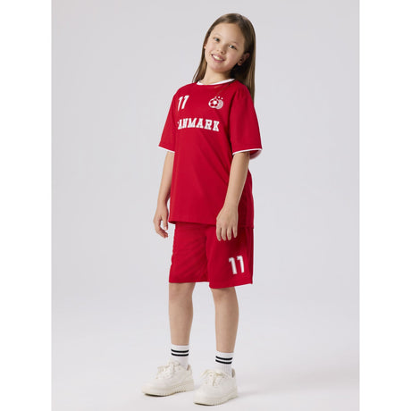 Name It True Red Nknhiteam Short Set