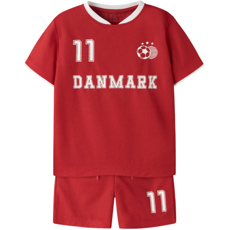 Name It True Red Nmnhiteam Shorts Set
