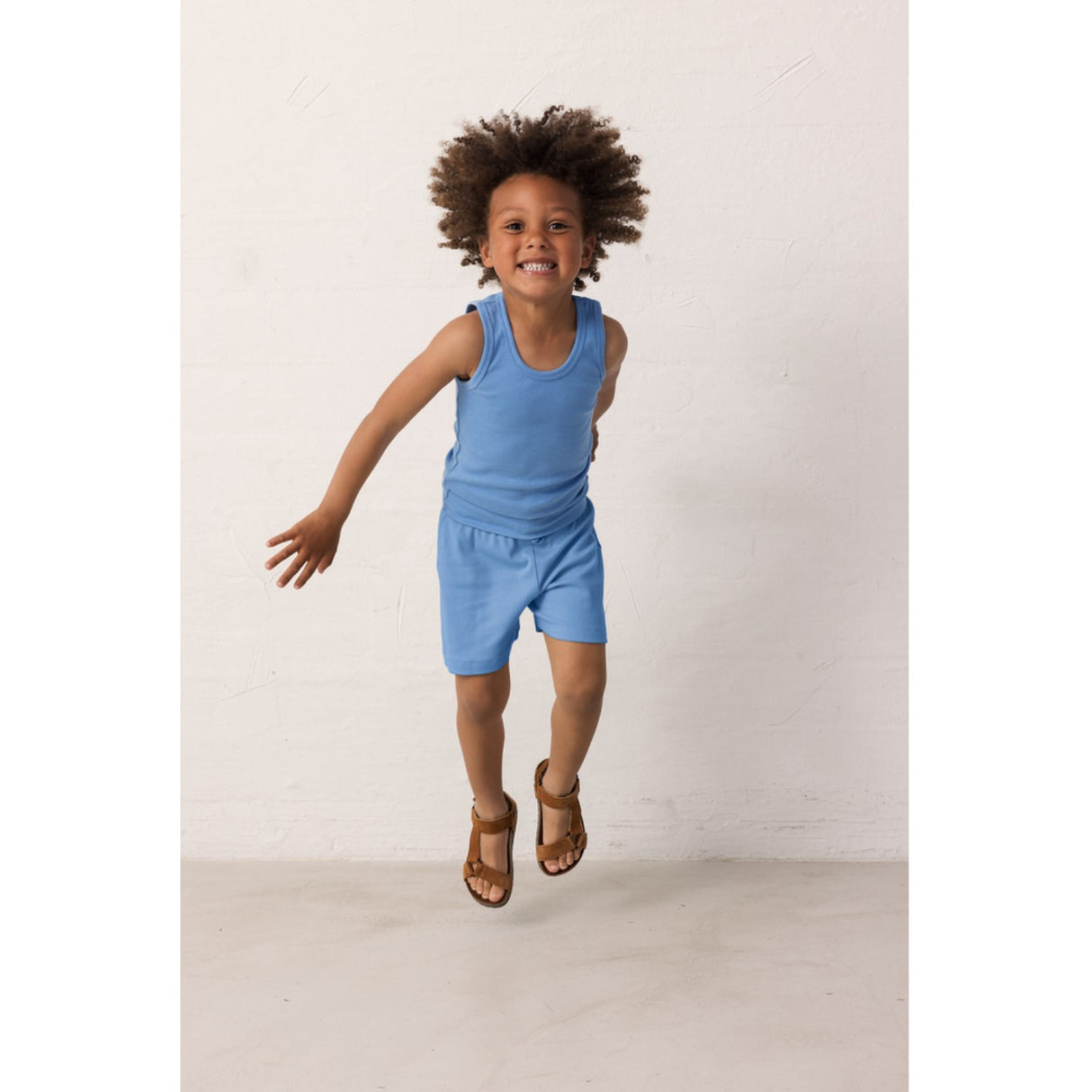 MarMar Modal Fine Rib Surf Blue Paulo Shorts