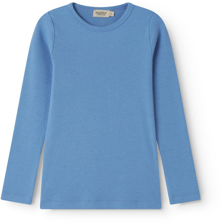 MarMar Modal Fine Rib Surf Blue Tani Blouse