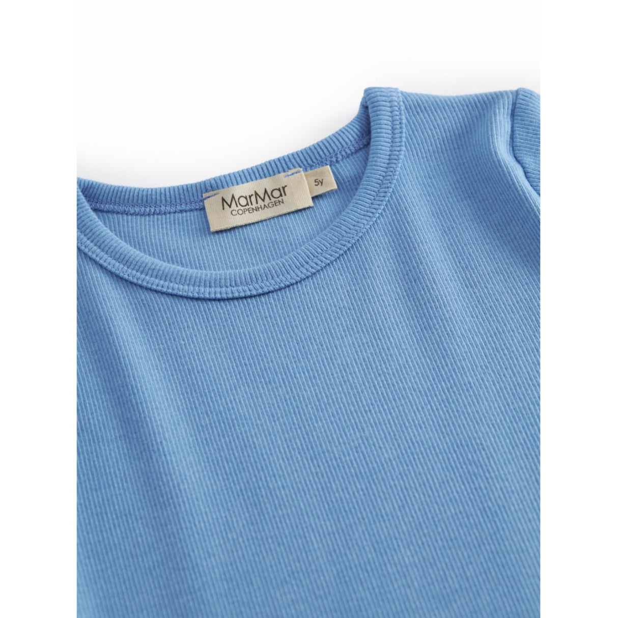 MarMar Modal Fine Rib Surf Blue Tani Blouse