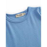 MarMar Modal Fine Rib Surf Blue Tani Blouse