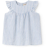 MarMar Cotton Linen Surf Blue Stripe Dhana B Dress