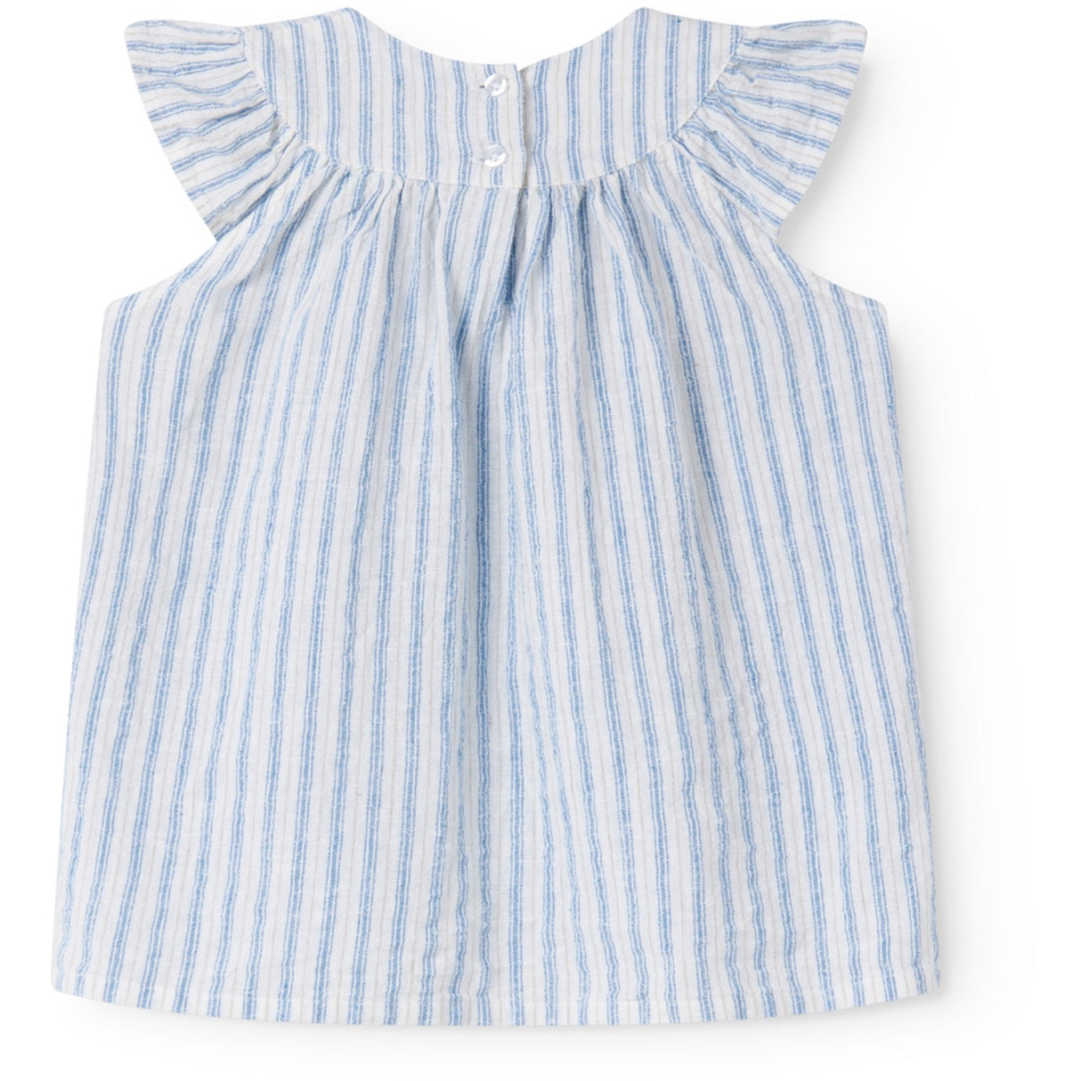 MarMar Cotton Linen Surf Blue Stripe Dhana B Dress