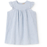 MarMar Cotton Linen Surf Blue Stripe Dhana Dress