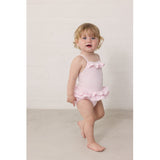 MarMar Seersucker Swim Pink Stripe Swinnie Bathing Suit