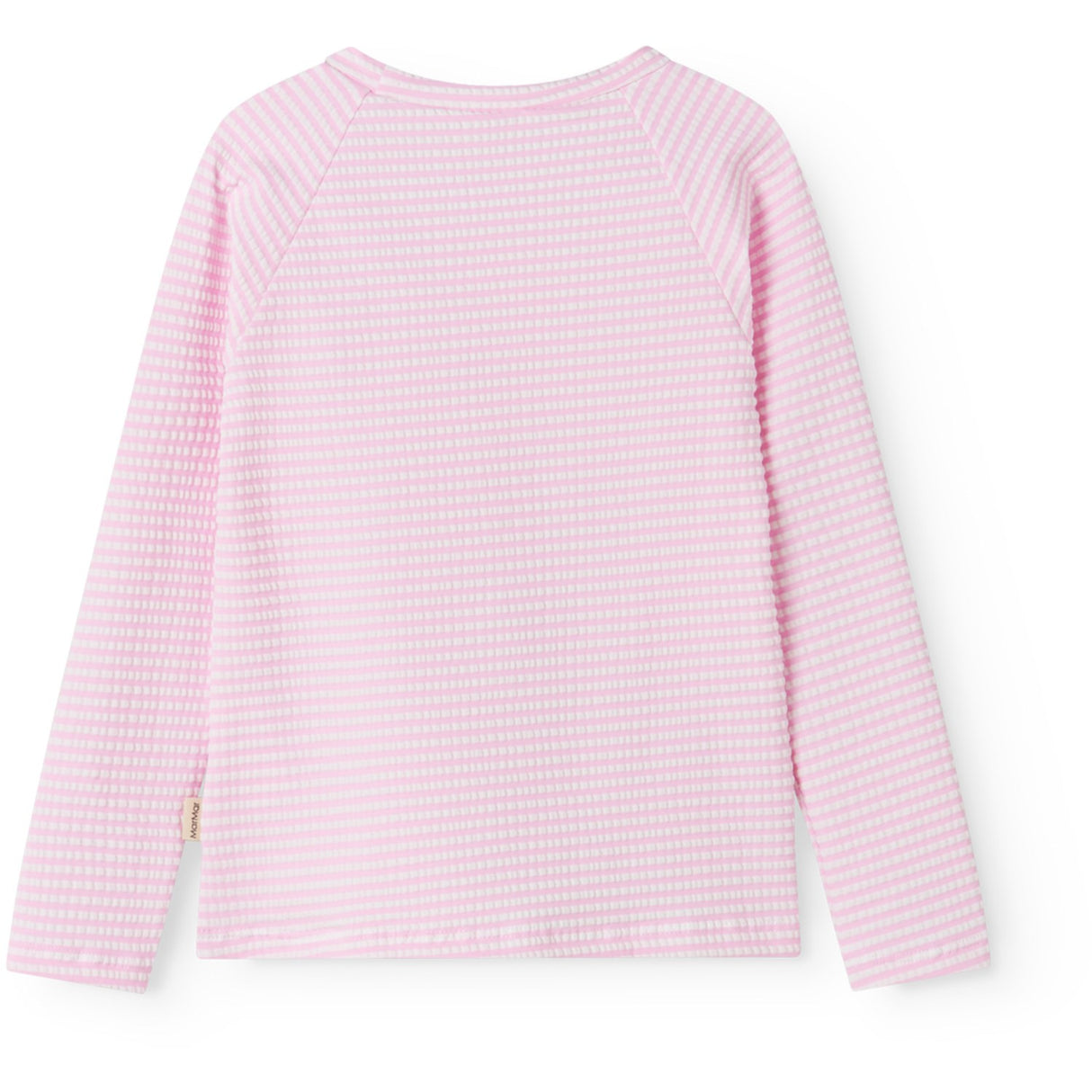 MarMar Seersucker Swim Pink Stripe Swean Tee