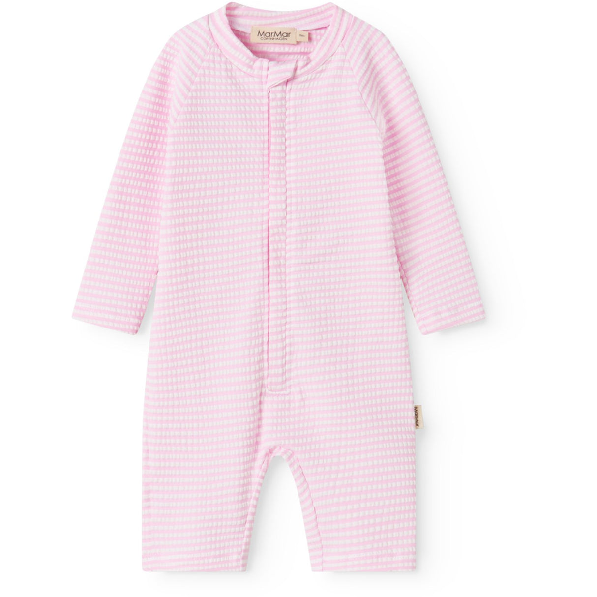 MarMar Seersucker Swim Pink Stripe Swal Suit