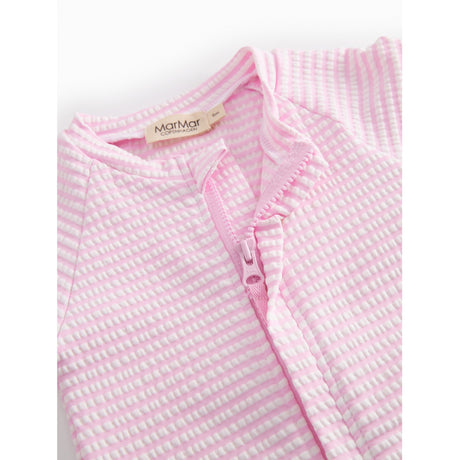 MarMar Seersucker Swim Pink Stripe Swal Suit