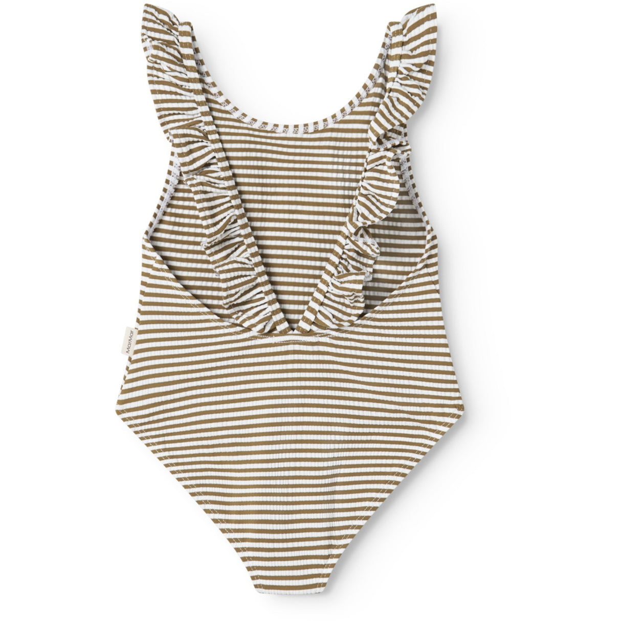 MarMar Seersucker Swim Dark Bronze Stripe Swilla Bathing Suit