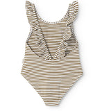 MarMar Seersucker Swim Dark Bronze Stripe Swilla Bathing Suit