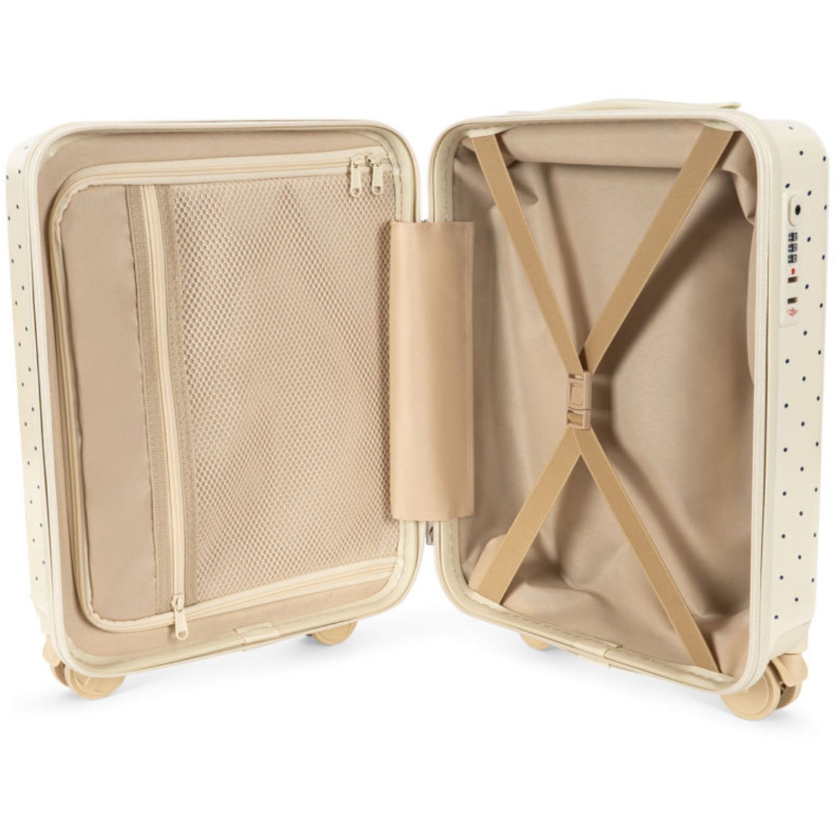Konges Sløjd Navy Dot Travel Suitcase